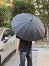C'mon 加大雨伞长柄伞双人超大男士商务雨伞大号防风伞 直杆伞黑色 实拍图