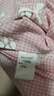 巴厘小猪（BALIPIG）宝宝裙子夏季2024新款小女孩吊带裙儿童夏装 粉白格花束 100 cm 实拍图