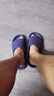 幻悦枝外穿凉拖鞋男士新款浴室内洗澡防滑厚底居家居踩屎感一字拖鞋男女 深蓝 40-41 晒单实拍图