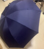 天堂 双人晴雨伞三折 晴雨伞三折10骨超大加固黑胶防晒伞 深邃蓝 实拍图