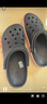 crocs卡骆驰洞洞鞋贝雅卡骆班轻便耐磨一脚蹬休闲鞋|205089 深蓝/辣椒红-4CC 37 /38(230mm) 实拍图