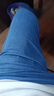 真维斯（JEANSWEST）牛仔裤男2025秋季薄款冰丝时尚潮牌直筒宽松长裤男装长裤子浅蓝32 实拍图
