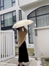 JCZS德国品牌迷你七折太阳伞生防晒防紫外线便携小巧晴雨两用遮阳伞 胶囊盒-七折-曜石黑 三折168股 x 92cm 实拍图