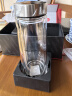 希诺双层玻璃杯男家用商务办公泡茶杯子过滤车载水杯XN-9302 345mL 实拍图