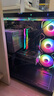Thermaltake（Tt）钢影 透镜12 限定版 机箱风扇 黑色（ARGB无限镜风扇*3/主板同步/减震设计/PWM智能温控） 实拍图