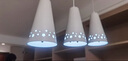 雷士（NVC）LED餐吊灯餐厅吧台灯具现代简约 白色餐吊 NDBD03A/2-005 实拍图