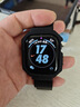 Apple/苹果 Watch Series 10 智能手表GPS+蜂窝款46毫米亮黑色铝金属表壳黑色运动型表带M/L MWYK3CH/B 实拍图