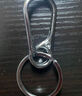 钥匙扣挂饰男腰挂简约车用锁匙扣钥匙链圈环挎包挂件礼物 银色钥匙扣钥匙圈 实拍图