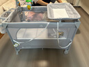 coolbaby婴儿床多功能可折叠可移动拼接床带尿布台蚊帐宝宝床 全家桶 实拍图