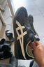 Onitsuka Tiger鬼塚虎德训懒人鞋男女 春夏懒人运动休闲鞋TOKUTEN SLIP-ON 黑色 40.5 实拍图