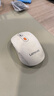联想（Lenovo） 无线蓝牙双模充电鼠标 蓝牙5.0/3.0 便携办公鼠标人体工学设计 Howard樱花白充电版 实拍图