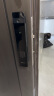 萤石Y3000FVX智能锁 静谧黑 3D人脸识别无需指纹 双摄双画面可视 家用全自动智能猫眼门铃防盗视频锁  实拍图