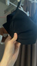 ubras虞书欣同款夹心软支撑光面细肩带文胸女士内衣女背勾款黑色M 实拍图