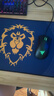 暴雪BLIZZARD魔兽世界游戏官方正版周边联盟部落LOGO款超大桌面鼠标垫办公鼠标垫800*300mm 魔兽世界联盟LOGO桌面鼠标垫 实拍图