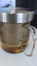 尚明耐热玻璃泡茶杯茶水分离不锈钢过滤办公茶杯带盖带把透明水杯家用 透明350ml 实拍图