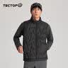 探拓（TECTOP）鸭绒羽绒服马甲男轻薄保暖上衣 男款云墨黑 3XL 实拍图