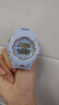 夜光数显马卡龙手表学生党小众森系独角兽韩版原宿学生手表 浅蓝 实拍图