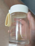富光清然玻璃杯 高硼硅玻璃水杯子 女生便携牛奶咖啡刻度茶杯330ml 实拍图
