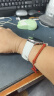 威千图适用华为手表表带真皮gt4/gt5/pro/gt3女生watch4pro/gt3pro/gt2运动表带女士46表盘通用【白色】 实拍图