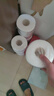 KE LAI ZAO TANG 洗脸巾加厚珍珠纹棉柔感化妆擦脸卷筒100%纯植物纤维20*20cm 厚款 6卷 *160g 实拍图