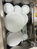 景德镇（jdz）陶瓷餐具家用白瓷碗盘餐具整套乔迁之喜搬家礼物碗筷高级感流霜56 实拍图