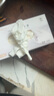 乌斯京（WOLSGIN）一次性手套丁腈橡胶食品级加厚耐用厨房防护丁晴白色100只中码 实拍图