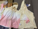 aqpa【UPF50+】儿童防晒衣防晒服儿童外套冰丝凉感透气速干 冰蓝小熊 （黑胶帽檐） 110 实拍图