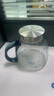 紫丁香 凉水壶带把家用冷水壶玻璃耐热花茶果汁壶凉白开大容量茶具 实拍图