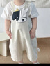 巴拉巴拉宝宝短袖套装夏装男童衣服背带裤两件套造型宽松舒适可爱 浅卡其50364 100 晒单实拍图
