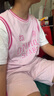 左西女童运动套装夏季儿童吸湿速干夏装2025新款短袖两件套 粉色 160 实拍图