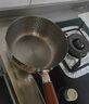 京东京造锤纹不锈钢雪平锅小奶锅 蒸锅汤锅婴儿辅食锅 带盖带蒸屉20cm 实拍图