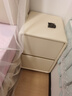 源氏木语床头柜卧室奶油风床边柜超窄白色抽屉柜家用有机皮储物柜0.35米 实拍图