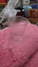 翻口杯竖条纹玻璃咖啡杯风琴水杯家用高颜值竹节杯拿铁牛奶果汁杯 竖纹竹节杯 1个装 380ml 实拍图