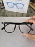 依视路（ESSILOR） 钻晶系列高清耐磨防蓝光近视超薄镜片专业配度数眼镜架男女镜框 TR90-全框-1156BK-黑色 镜框+依视路膜岩高清1.60现片 实拍图