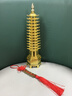 黄铜文昌塔13层9层摆件旗舰店十三层九层助学书房客厅书桌工艺品 铜合金文昌塔9层高13cm底座 实拍图