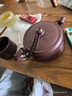 藏壶天下宜兴紫砂壶名家纯手工茶壶原矿紫泥扁竹节壶一壶两杯泡茶壶套装 紫泥款     245ml 实拍图