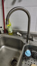 京东京造 厨房水龙头304不锈钢双水花360°旋转冷热双控适用于水槽洗菜盆 实拍图