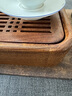 茶艺贵族优选鸡翅木实木茶盘功夫茶具家用小号储水式含茶具干泡 实拍图