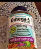 Webber Naturals伟博天然三倍浓缩高纯度深海鱼油成人omega-3软胶囊欧米伽3疏血管 80粒 DHA+EPA 实拍图