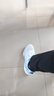 回力(Warrior)运动鞋男舒适轻便跑步鞋透气飞织男鞋 G497C 白/绿 42 实拍图