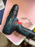 博世（BOSCH） 12V锂电冲击钻工具箱套装充电式手电钻电动螺丝刀电转GSB120LI 2.0Ah×2块电池标配装 实拍图