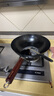 九阳（Joyoung）炒锅铁锅无涂层精铁锅炒菜锅炉灶通用32cm带盖CF32-C121 实拍图