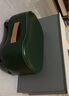 小凳子简约换鞋凳客厅沙发脚踏凳茶几小矮凳软包穿鞋凳家用鞋柜 油蜡皮*实木框架-墨绿色40*28*23 实拍图