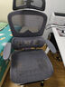 得力（deli）Surfer系列特网款 人体工学椅电脑椅 3D腰靠+升降扶手+带脚托 白 实拍图