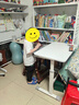 尊眠（ZUNMIAN）儿童学习桌书桌 写字桌 电脑桌 实木可升降 80*50cm 实拍图