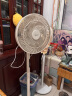 美的（Midea）【劲风酷爽】七叶轻音柔风电风扇家用遥控落地扇台式桌面小型风扇大风力节能立式摇头电扇 SAH30BK 实拍图