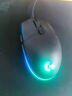 罗技（G）G102二代鼠标有线电竞游戏鼠标机械轻量化人体工学RGB流光灯效宏编程三角洲行动无畏契约吃鸡神器 【爆】G102二代 黑色 实拍图