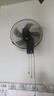 骆驼壁扇挂壁式电风扇家用遥控轻音墙壁扇商业餐厅壁挂式风扇工业餐厅大电风扇大风力 16寸机械款塑叶 实拍图