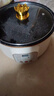 粤器电煮锅多功能一体电炒锅家用电热火锅插电一锅多用途可以炒菜不粘锅学生宿舍煮面锅蒸煮煎炒小电锅 智能款米白24CM（适合2-3人+蒸笼） 3L 实拍图