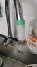 防溅水龙头洒水喷头厨房通用过滤器延伸器可旋转自来水节能水龙头 蓝色大号2个【今日特价】 实拍图
